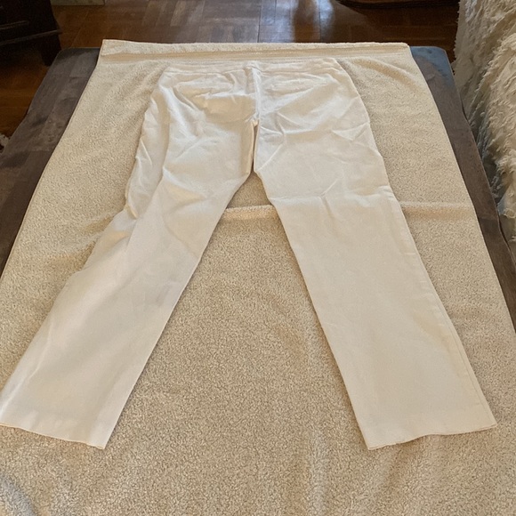 Kobi Halperin from Bloomies stunning white cotton blended luxury stretchy pants - Picture 4 of 12